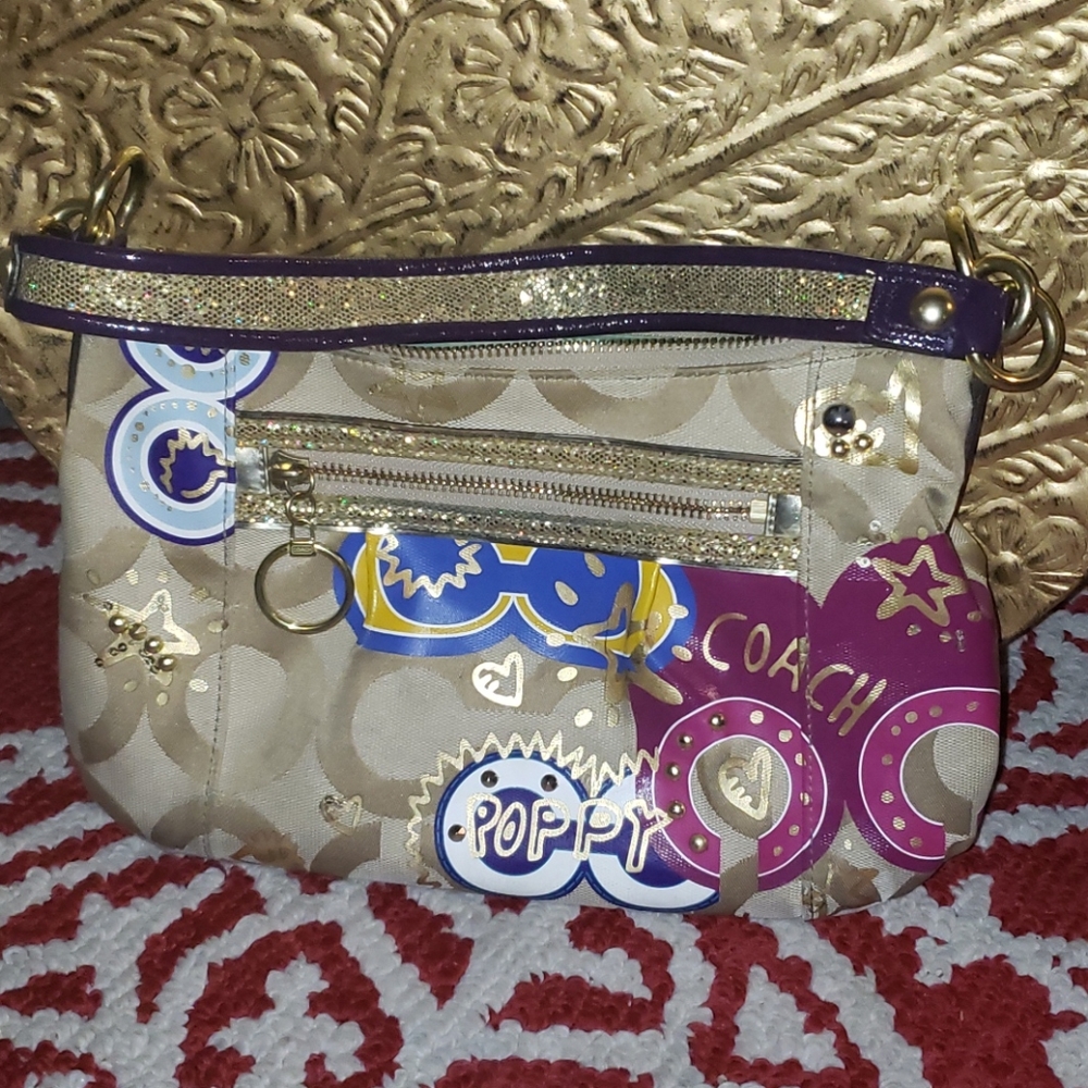 Coach Poppy PoP Signature C Applique GROOVY - Picture 3 of 9